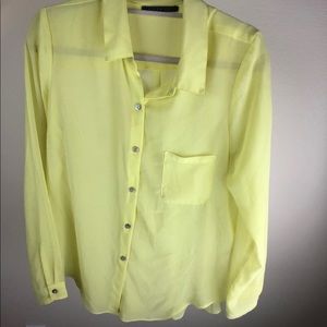 Velvet button up blouse